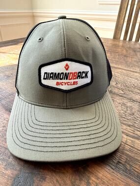 Diamondback Bicycles Strapback Hat Olive Green BMX & Mountain Bike Baseball Cap